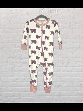 Parade Organics Bear Print Romper